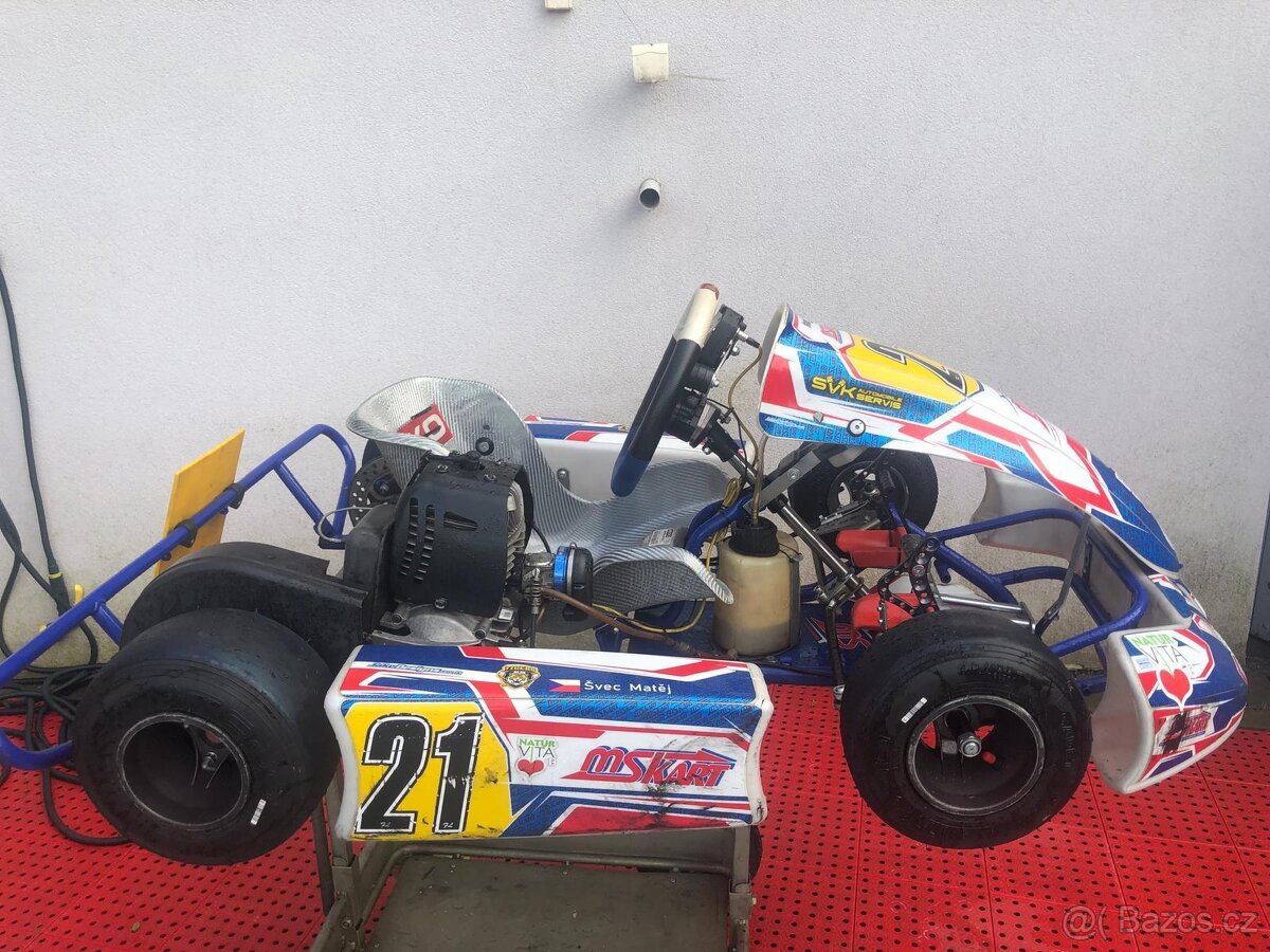 Dětská motokára MS Kart tovární závodní speciál