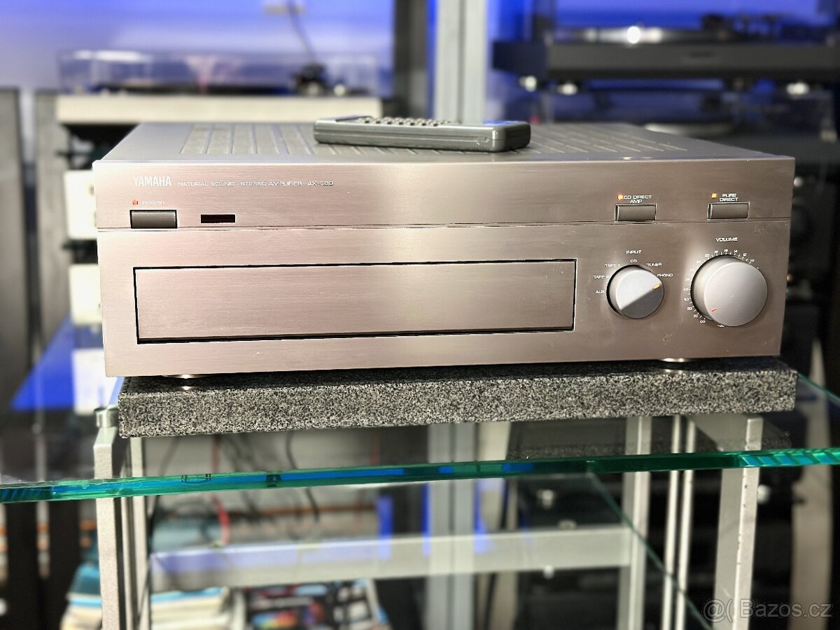 YAMAHA AX-590 (r.1995) 2x100W, dálka, TOP STAV