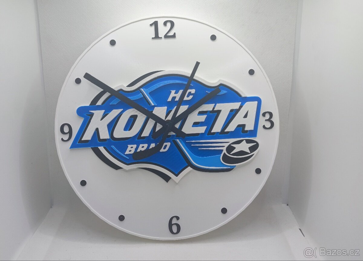 Prodám nové hodiny HC Kometa Brno - čísla.
