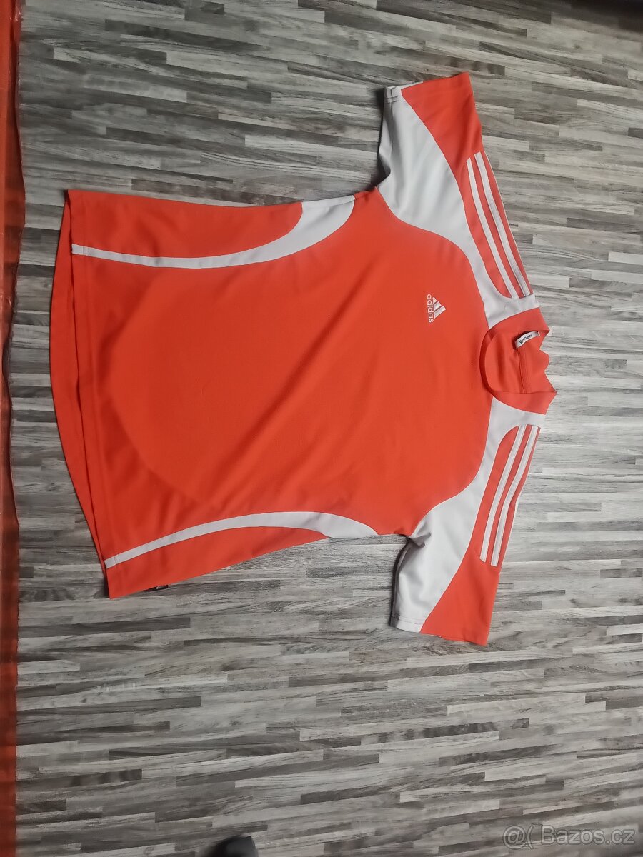 TRIČKO ADIDAS ORANŽOVÉ M