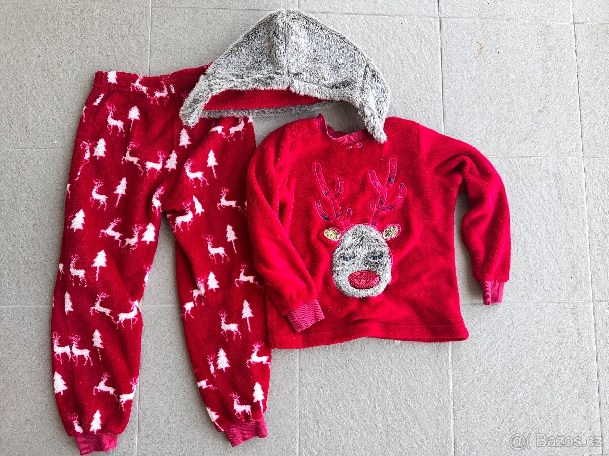zimní pyžamo vel. 128, zn. Matalan