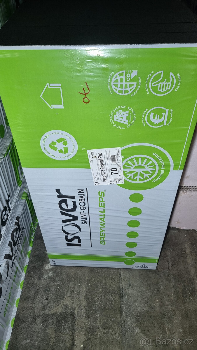 Prodam Isover Greywall Plus 70mm 2 baleni
