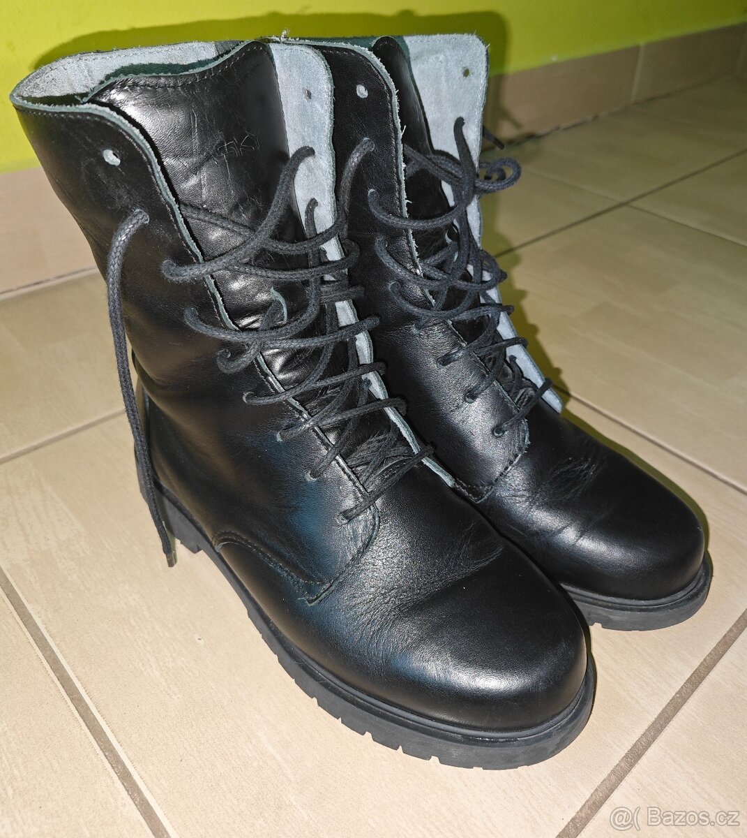 Dámské kožené boty Vasky