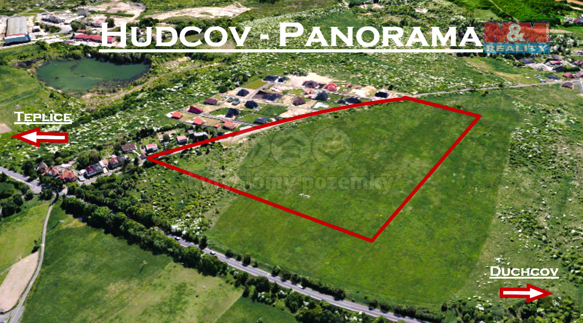 Prodej pozemku k bydlení Hudcov - Panorama, 1195 m2