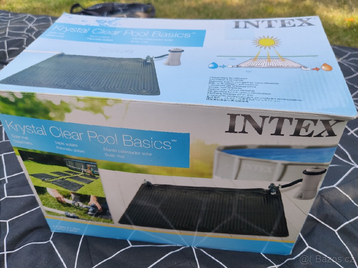 Solární bazénový ohřev krystal clear pool Basics Intex