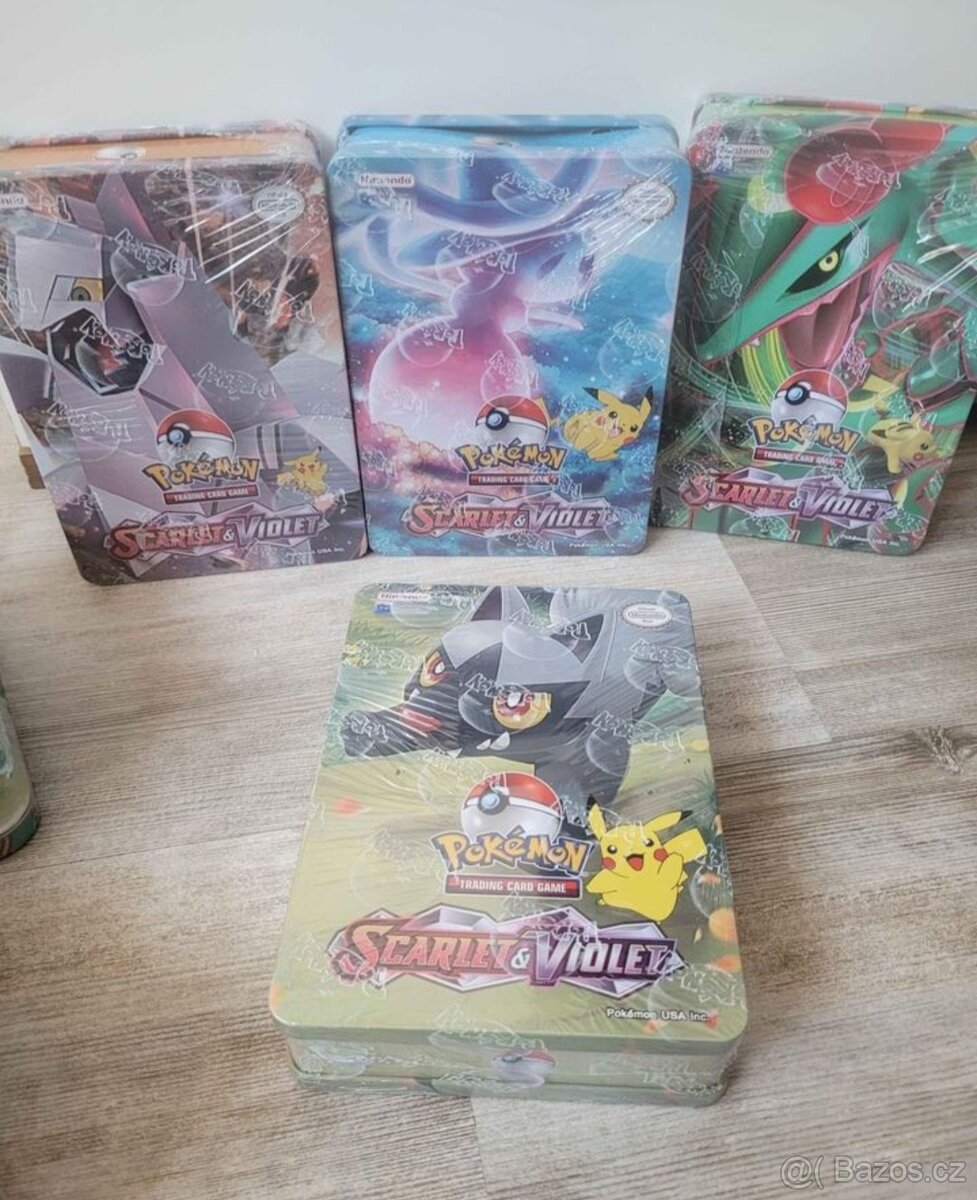 Pokemon Kufříky plechové