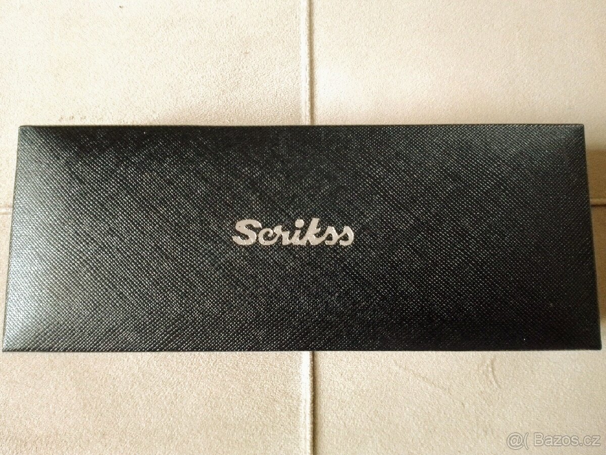 Scrikss - dárková psací sada karbon grey
