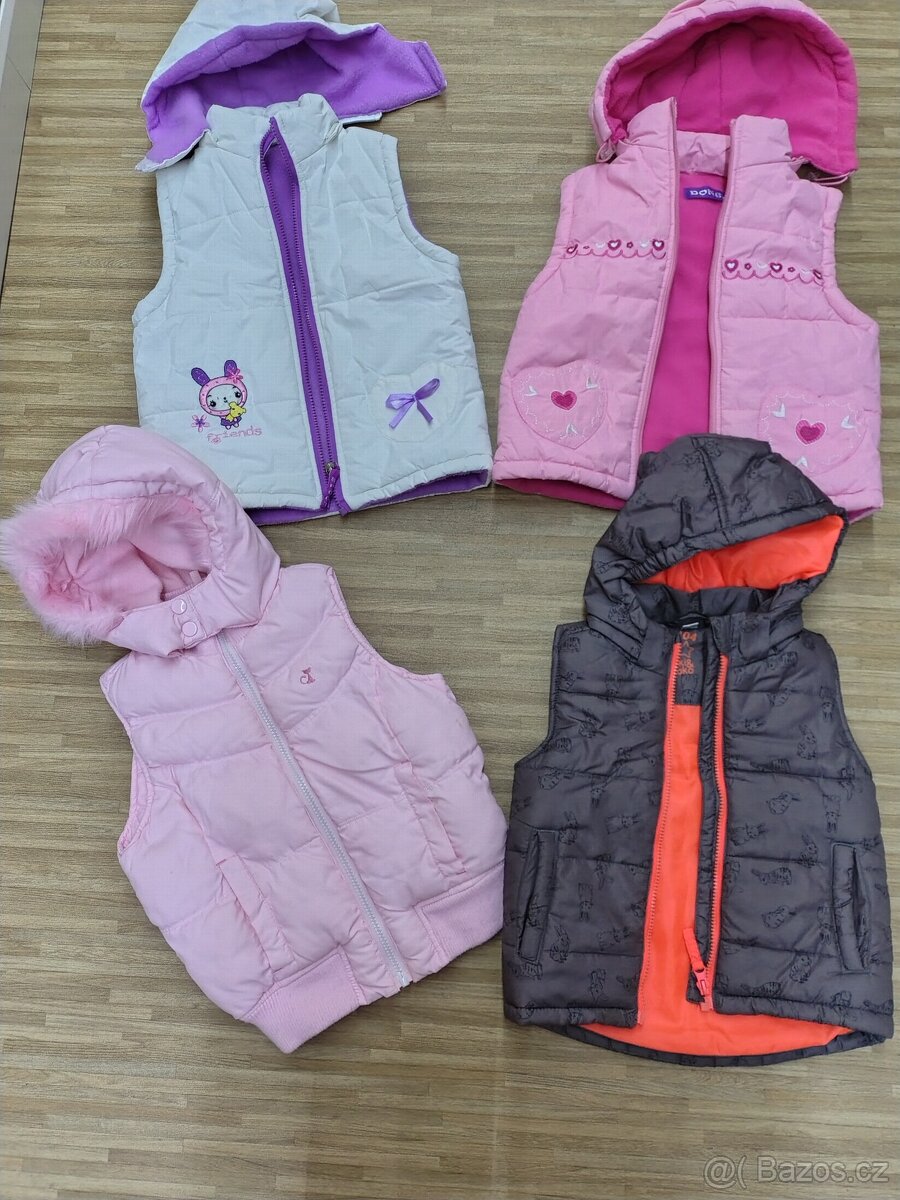 vesty vel. 98-116