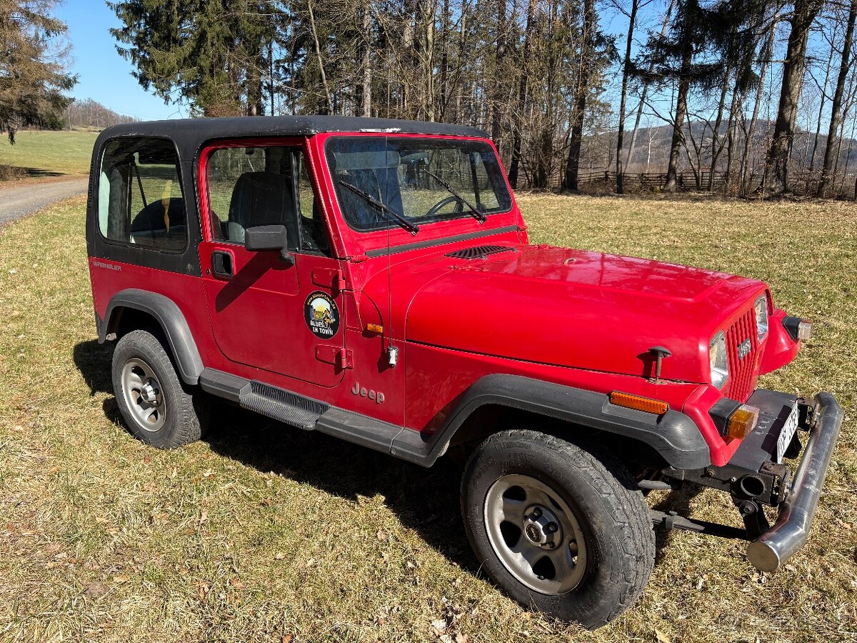 Jeep Wrangler YJ, rok 1992, 2,5 benzín,