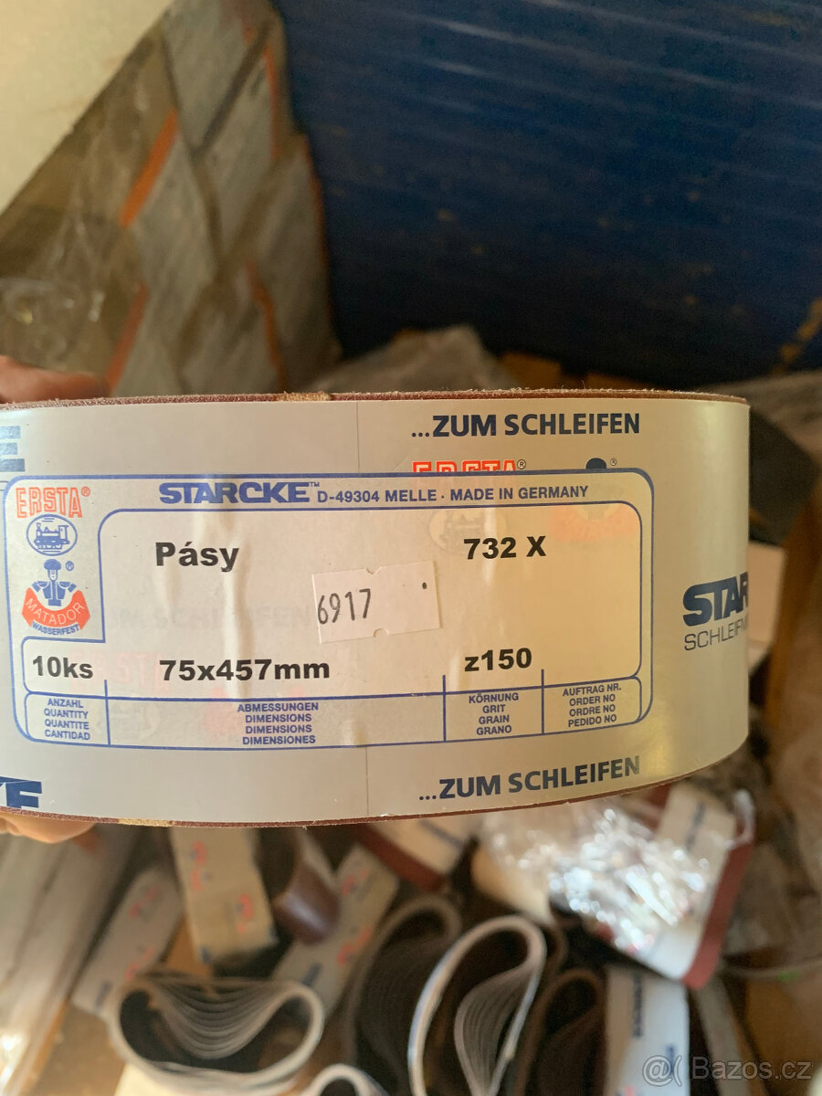 Brusivo Pás 75x 457mm,z150,732X-Starcke