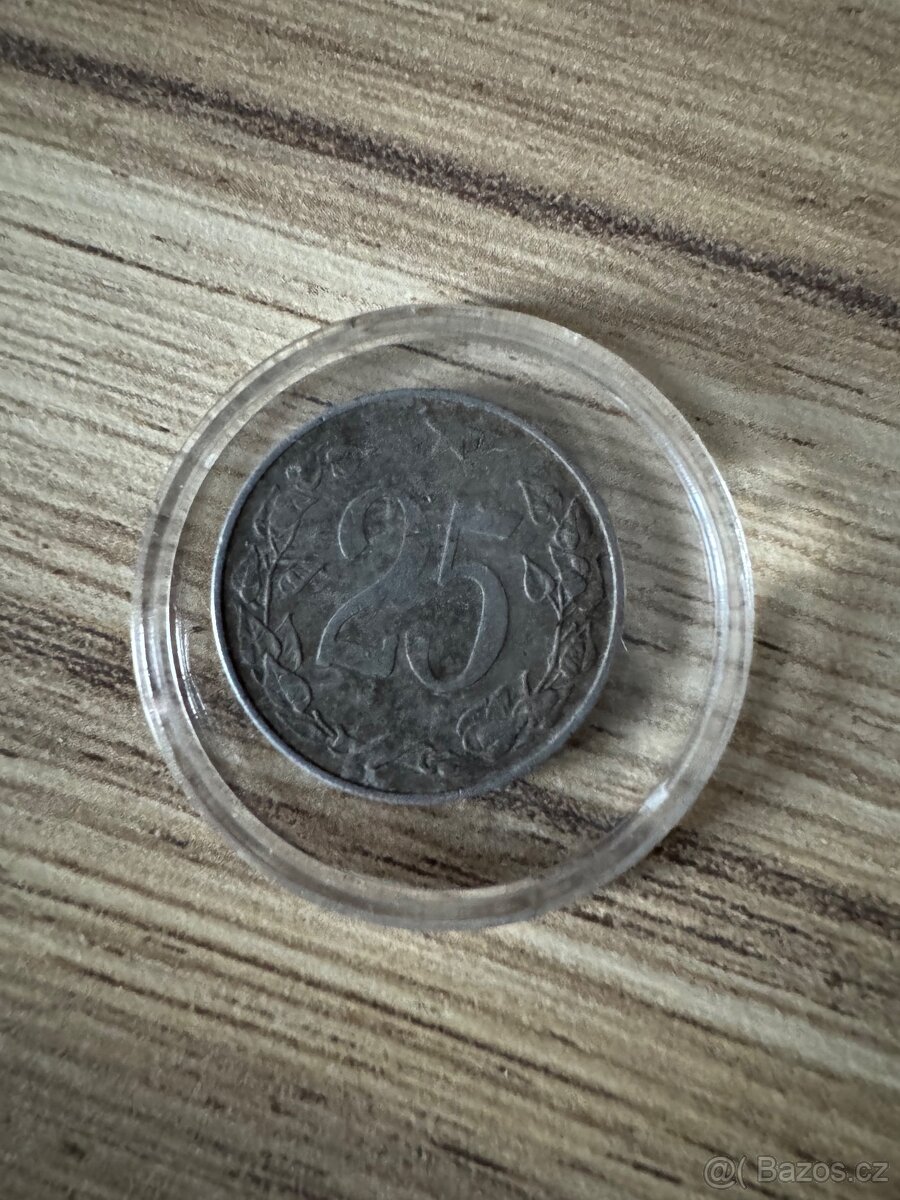 25 Haléřů československých