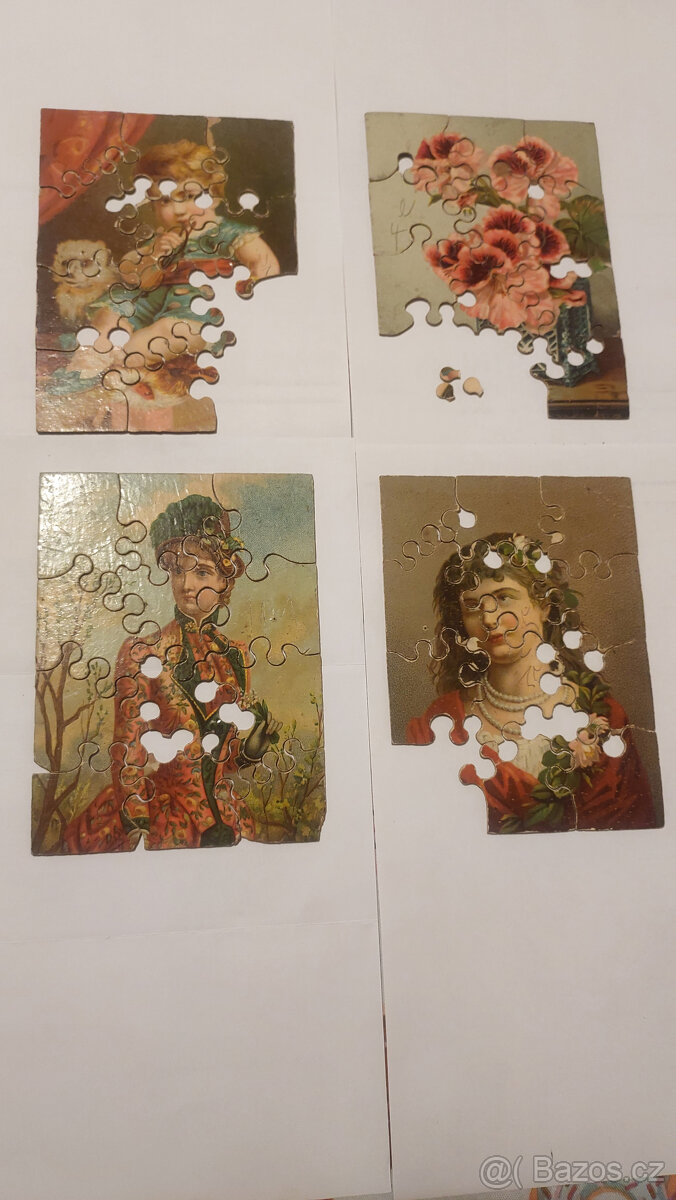 secesní puzzle