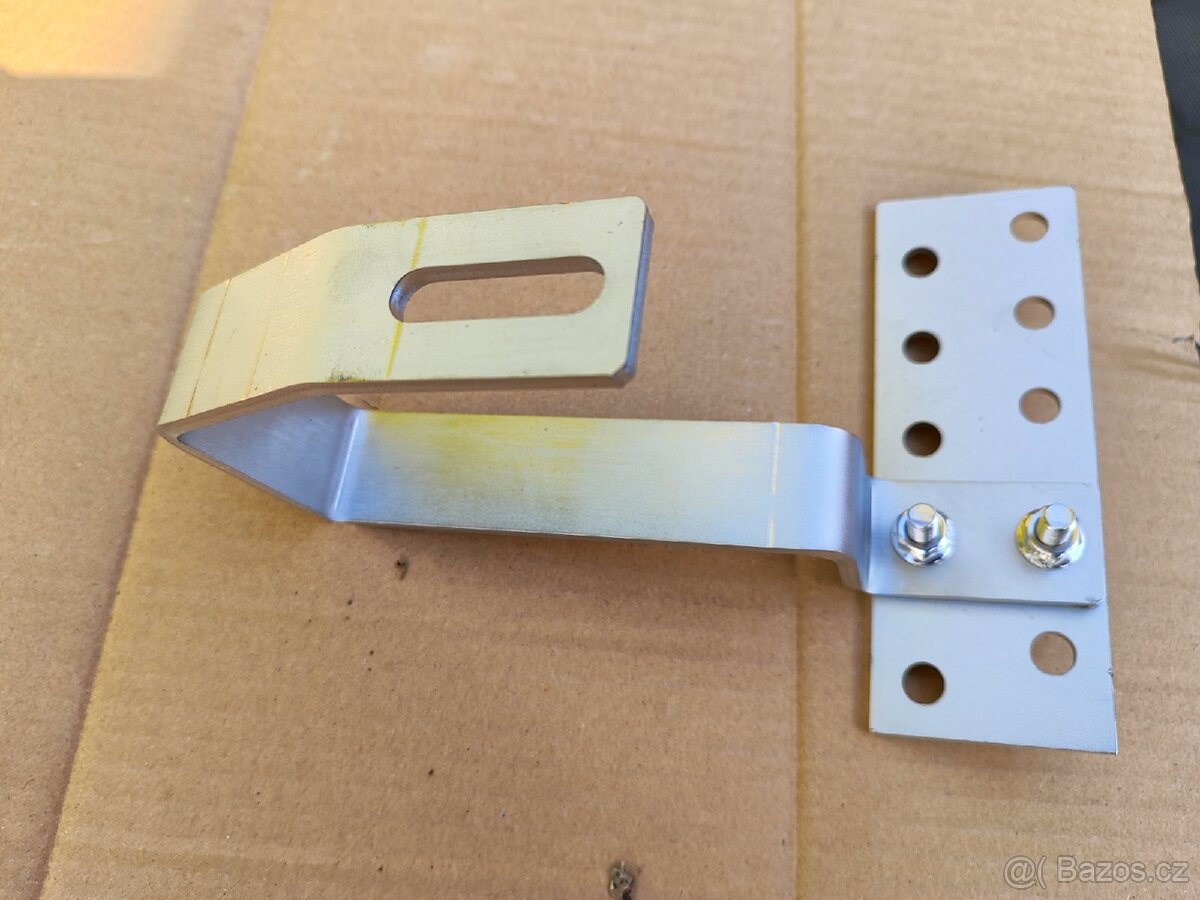 FVE solární střešní hák nerez.pro taškové střechy (140 mm)