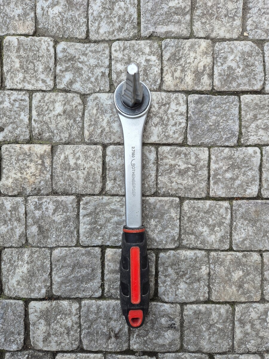 oboustranná průvlečná ráčna Rothenberger 2.7180, R/L - 1/2"