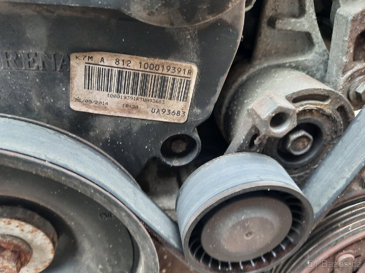 Dacia Dokker 1.6i - motor K7M A 812