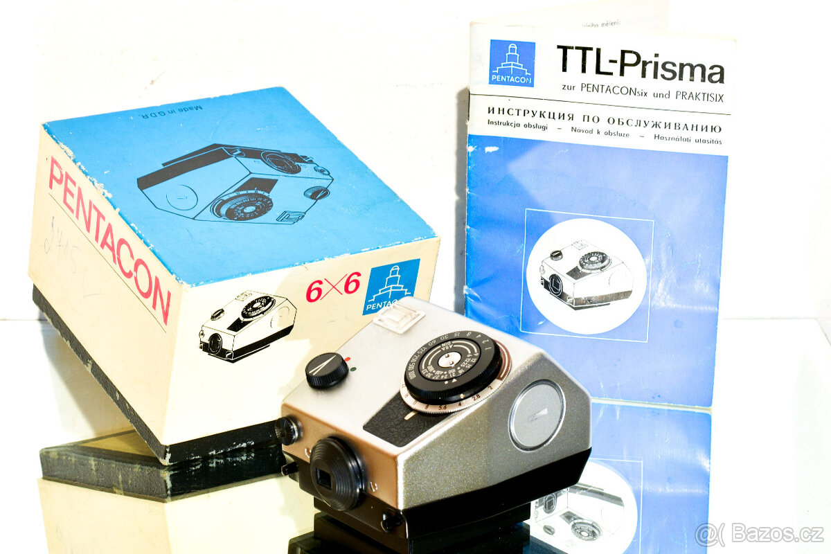 Pentacon SIX hranol TTL Prisma + návod TOP STAV