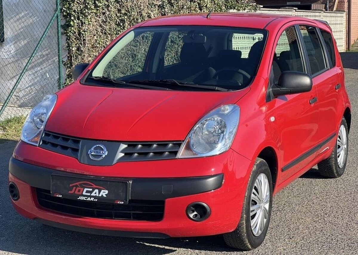 Nissan Note 1.4i KLIMA TAŽNÉ PŮVOD ČR manuál 65 kw
