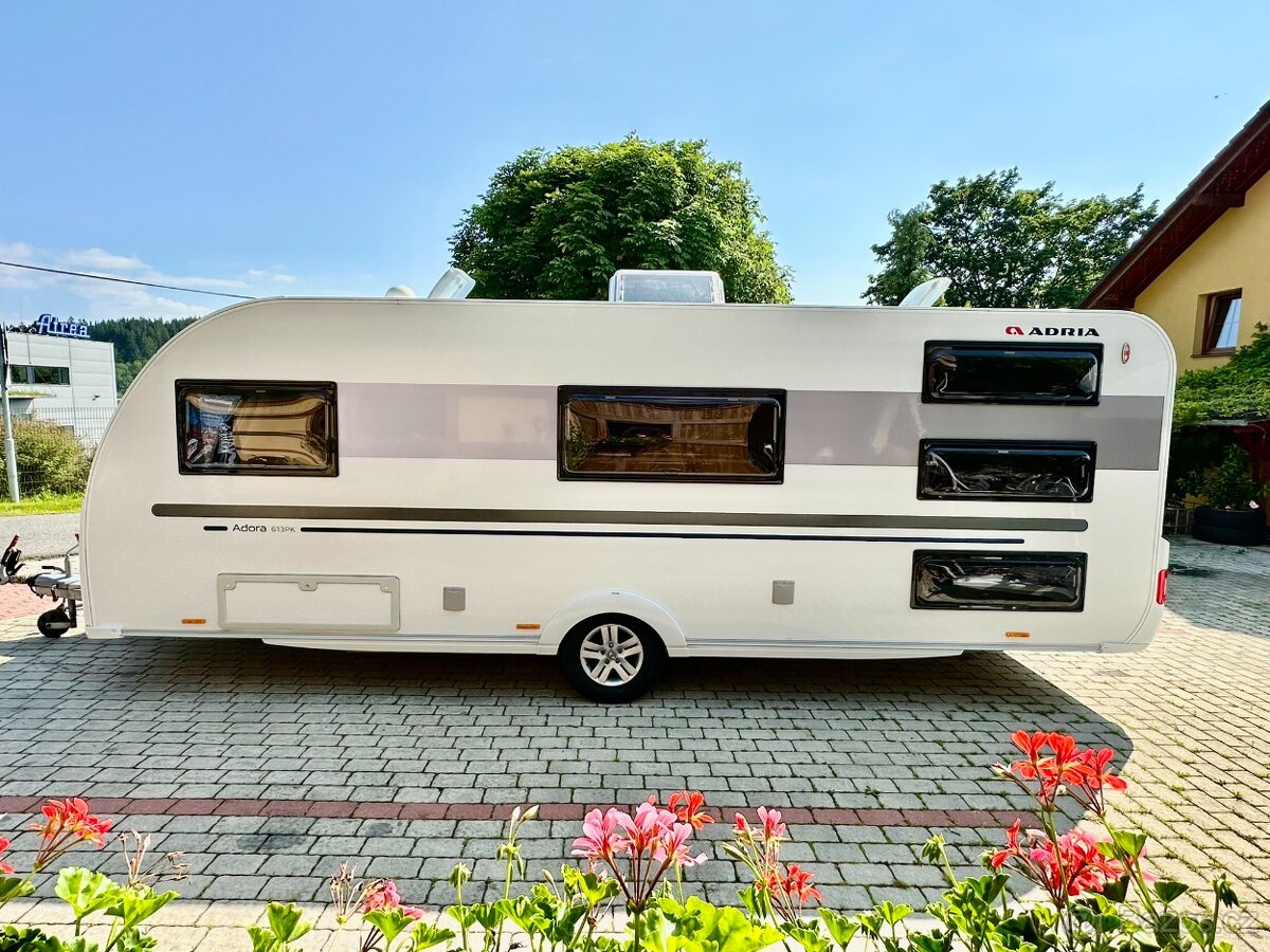 ADRIA ADORA 613 PK, 2017, 3x palanda, markýza, předstan, TOP