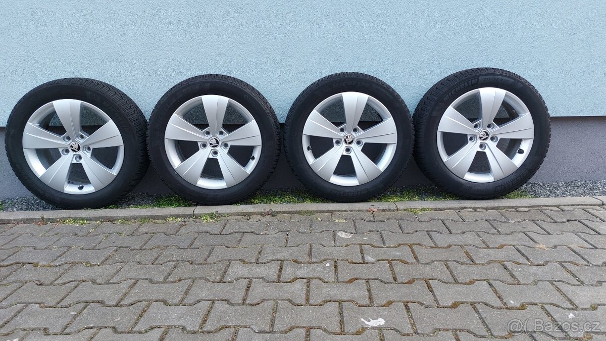 Alu kola 5x112 r17 Triton originál Škoda Superb