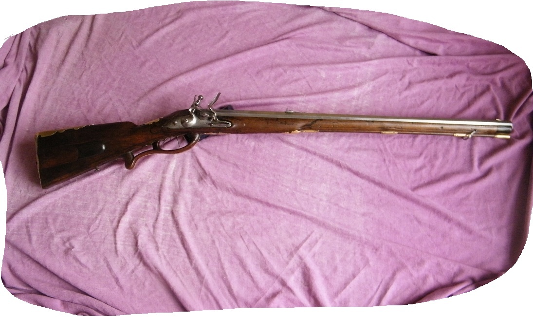 Rakouská křesadlová kulovnice, "štuc" kolem roku 1760