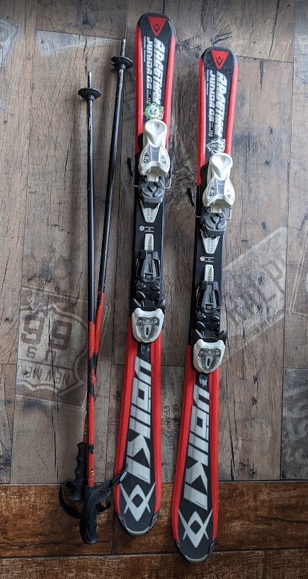 Dětské lyže VOLKL 110cm + vázání Marker