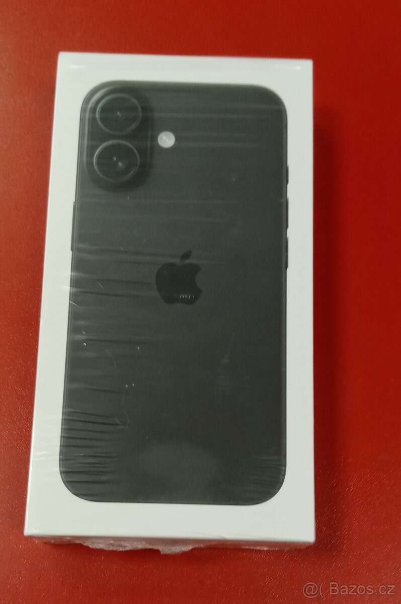 Apple iPhone 16 256GB Black CZ Nový záruka 24 měsíců