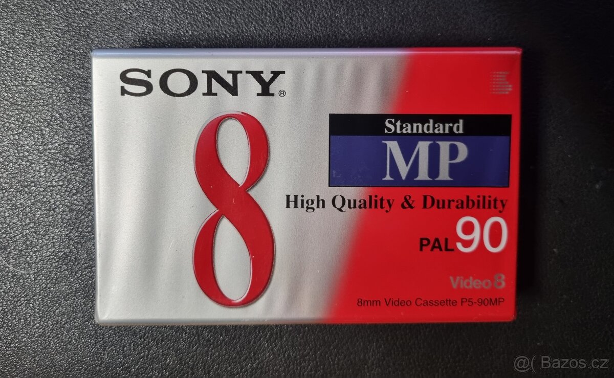 Videokazety Sony Video 8, 90 min, NOVÉ