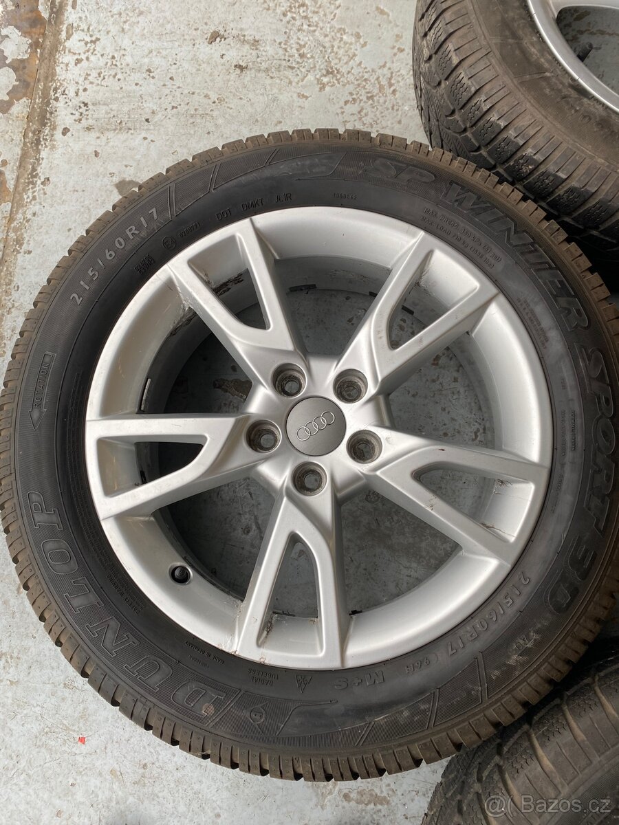 Alu kola Audi Q3 r17 zimní pneu