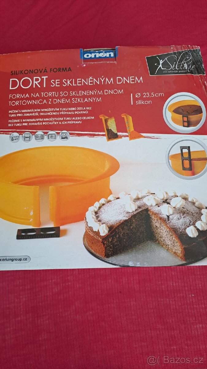 Dortová forma, zapékací misky, lapač vos, květináčky,