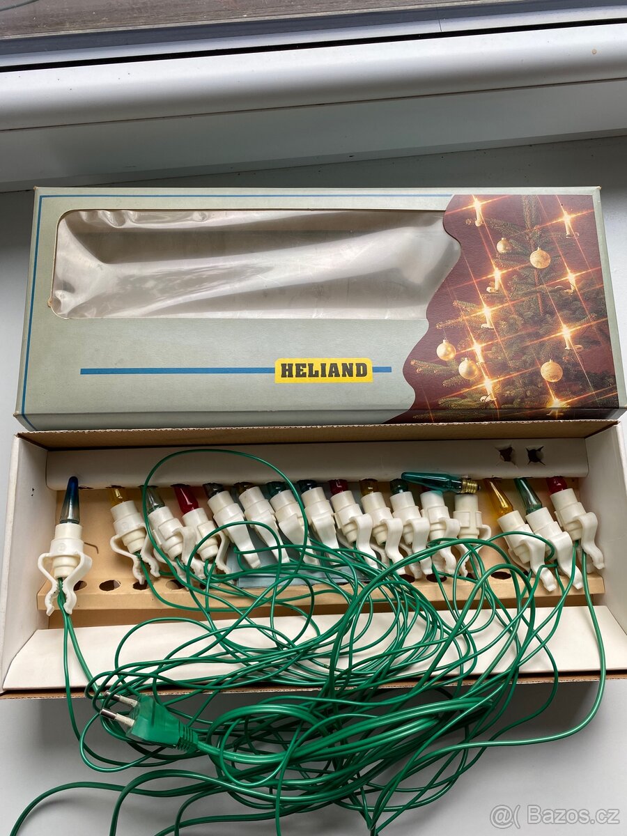 Retro vánoční světýlka