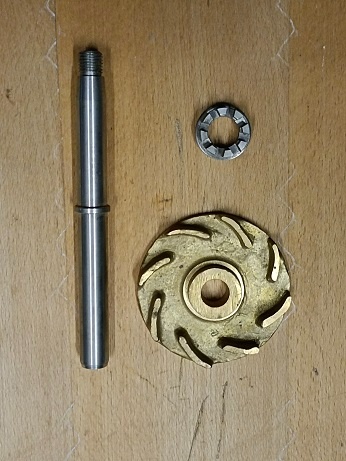 Zetor 15 - sada na opavu vodní pumpy - originál