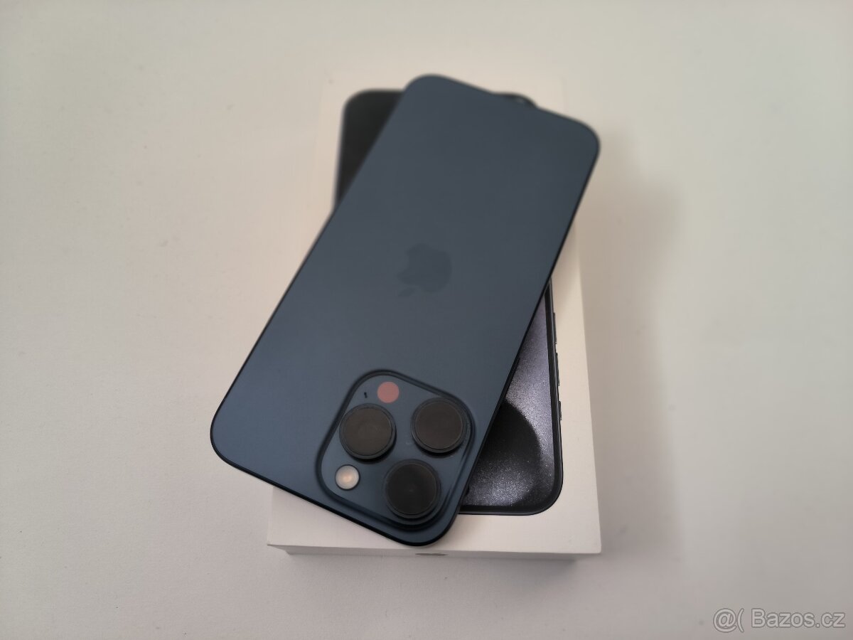 apple iphone 15 PRO MAX 512gb Blue Titanium / Batéria 100%