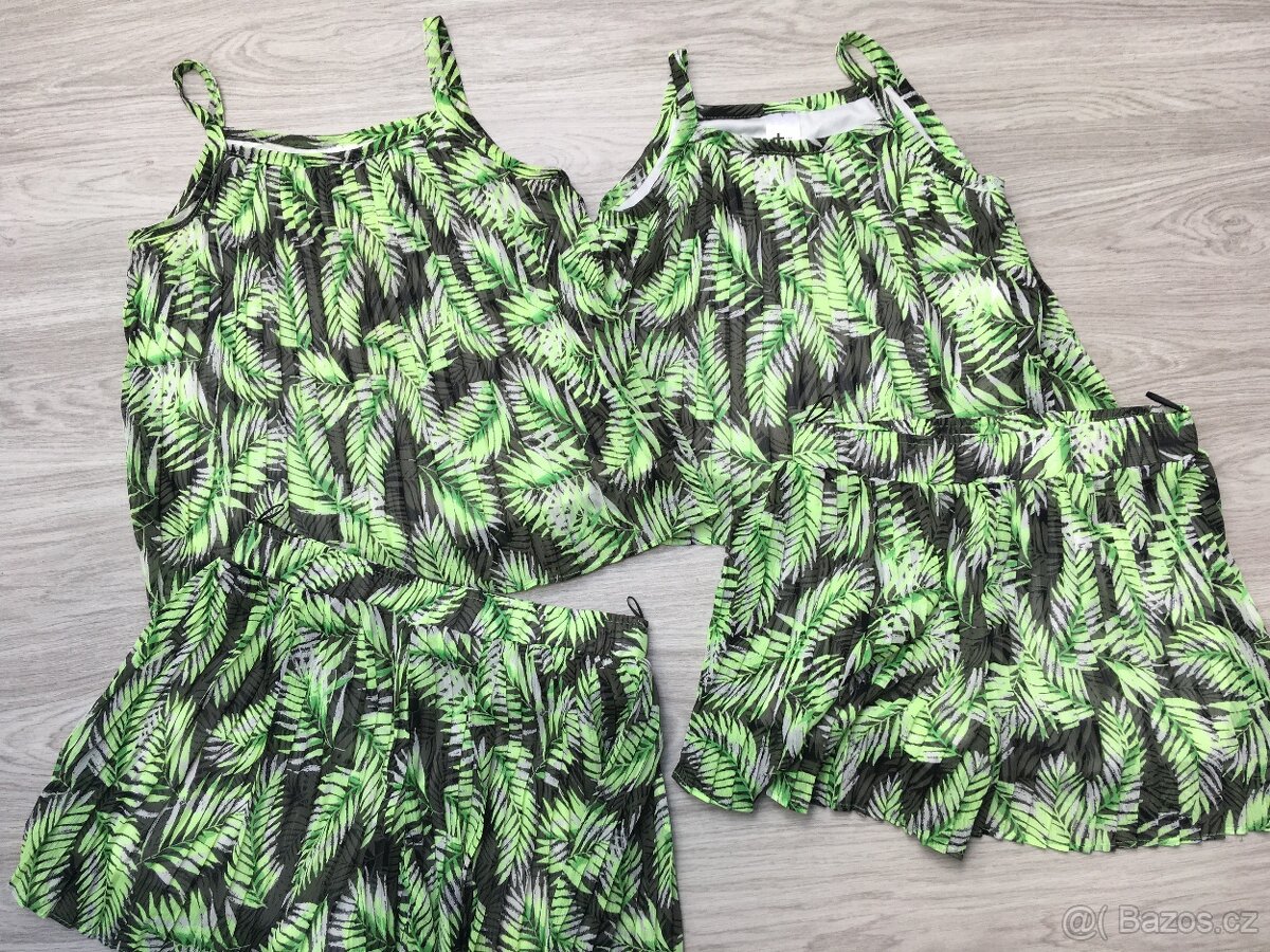 Letní dívčí set C&A, vel. 128 a 146