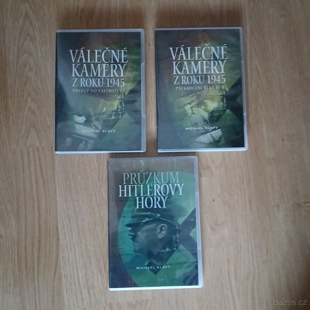 3 x DVD - Válečné kamery z roku 1945,