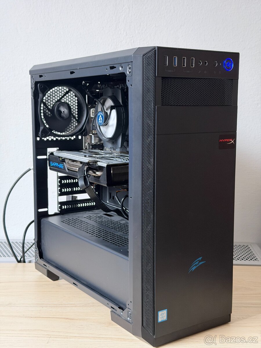 Herní PC | Ryzen 5 1600, RX 580, 16GB, 500GB SSD