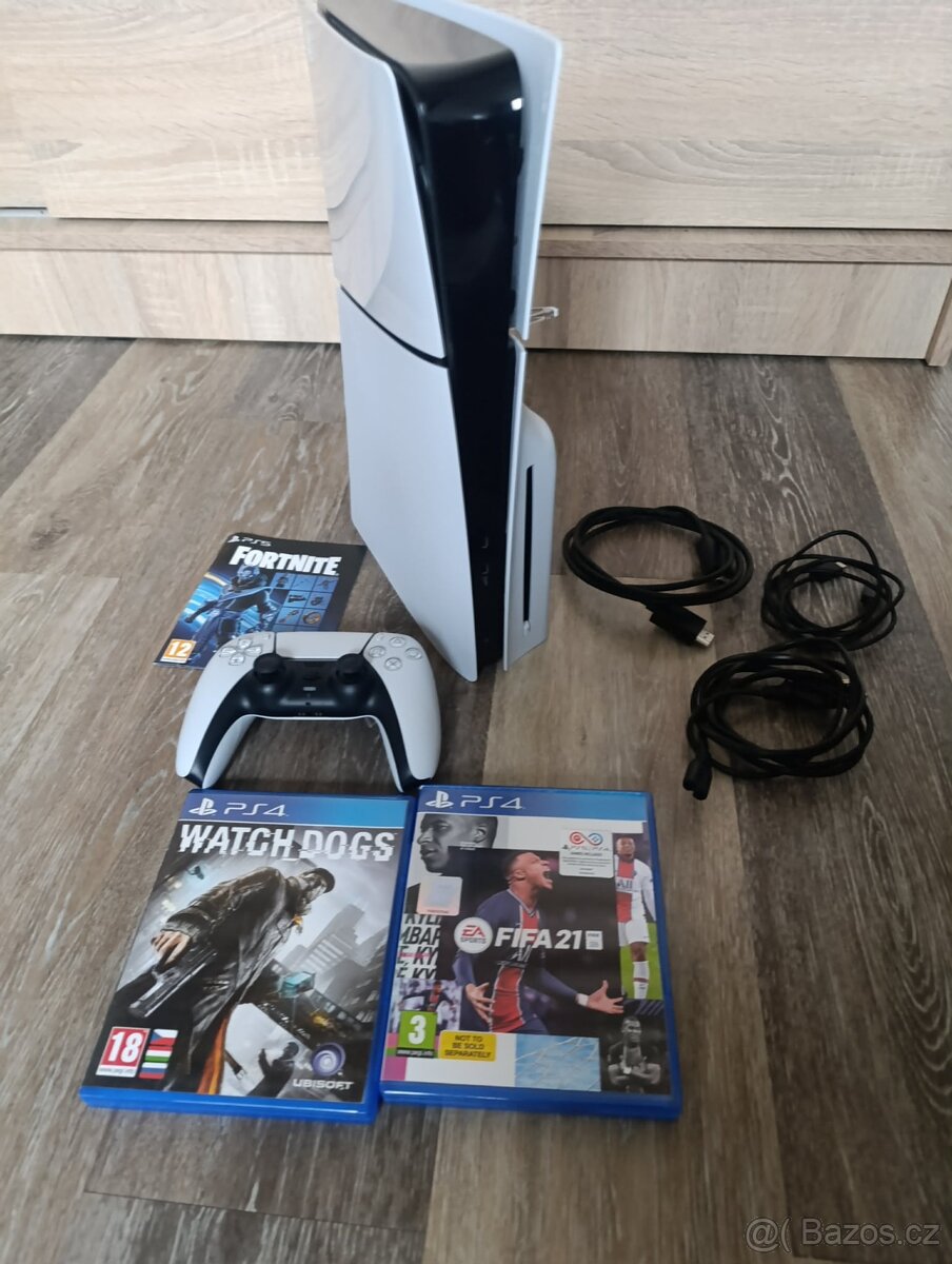 PS5 slim s mechanikou, záruka