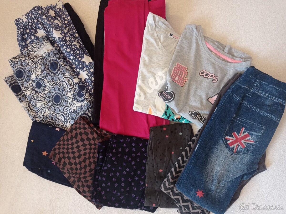 Balíček dívčího oblečení č.1, vel. 146-152