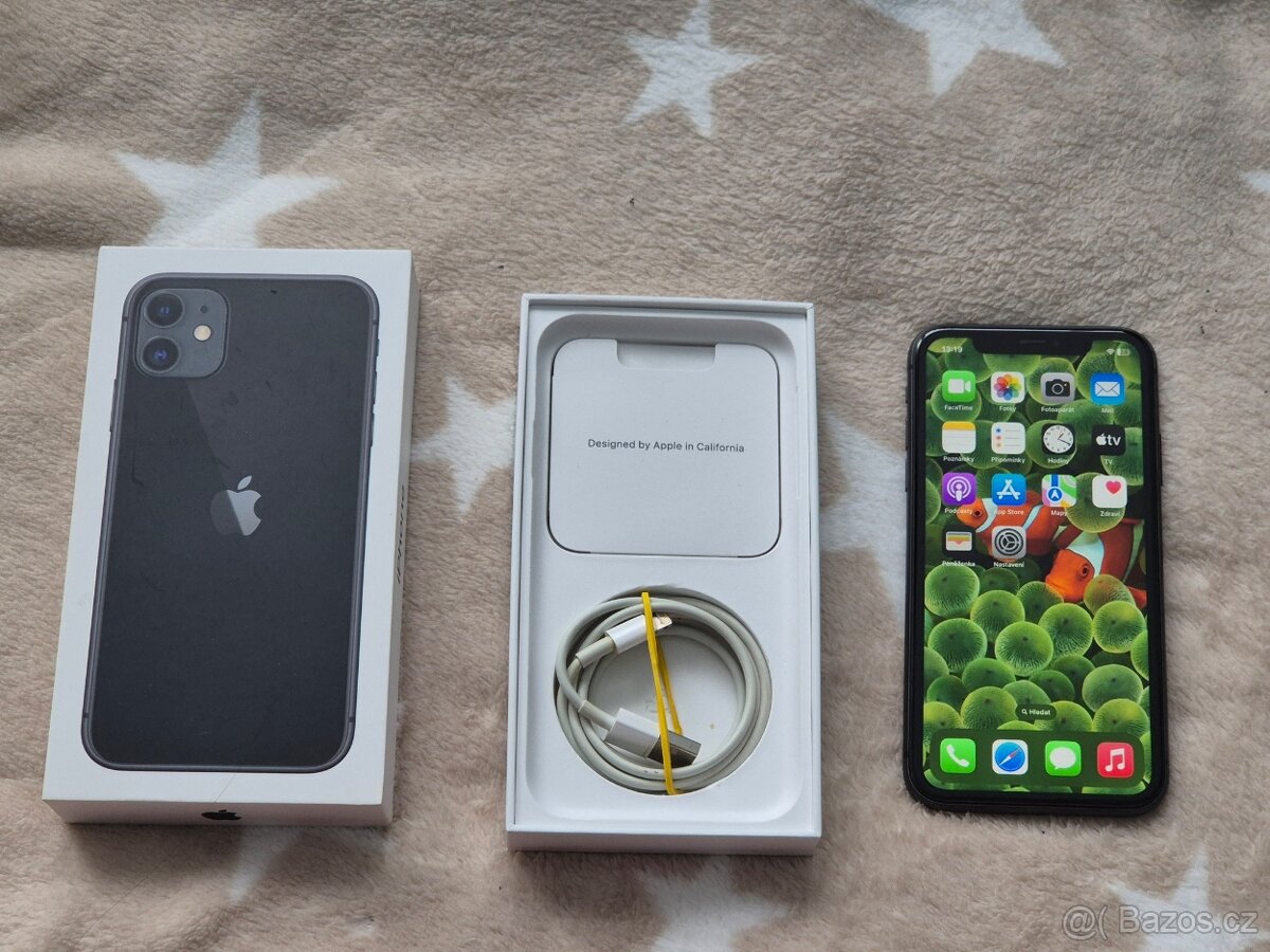 iPhone 11 64gb stav baterie 100%