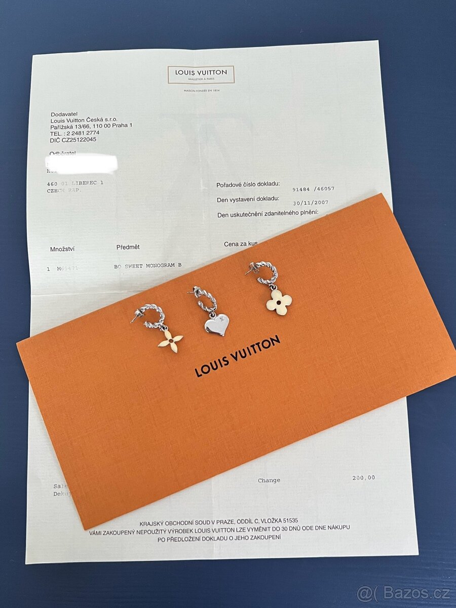 Náušnice Louis Vuitton