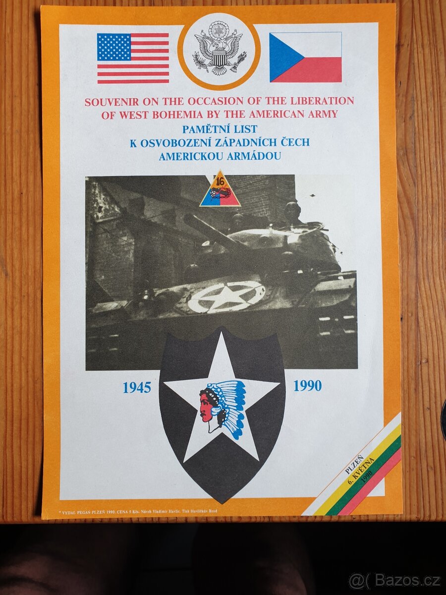 Pamětní list 1990