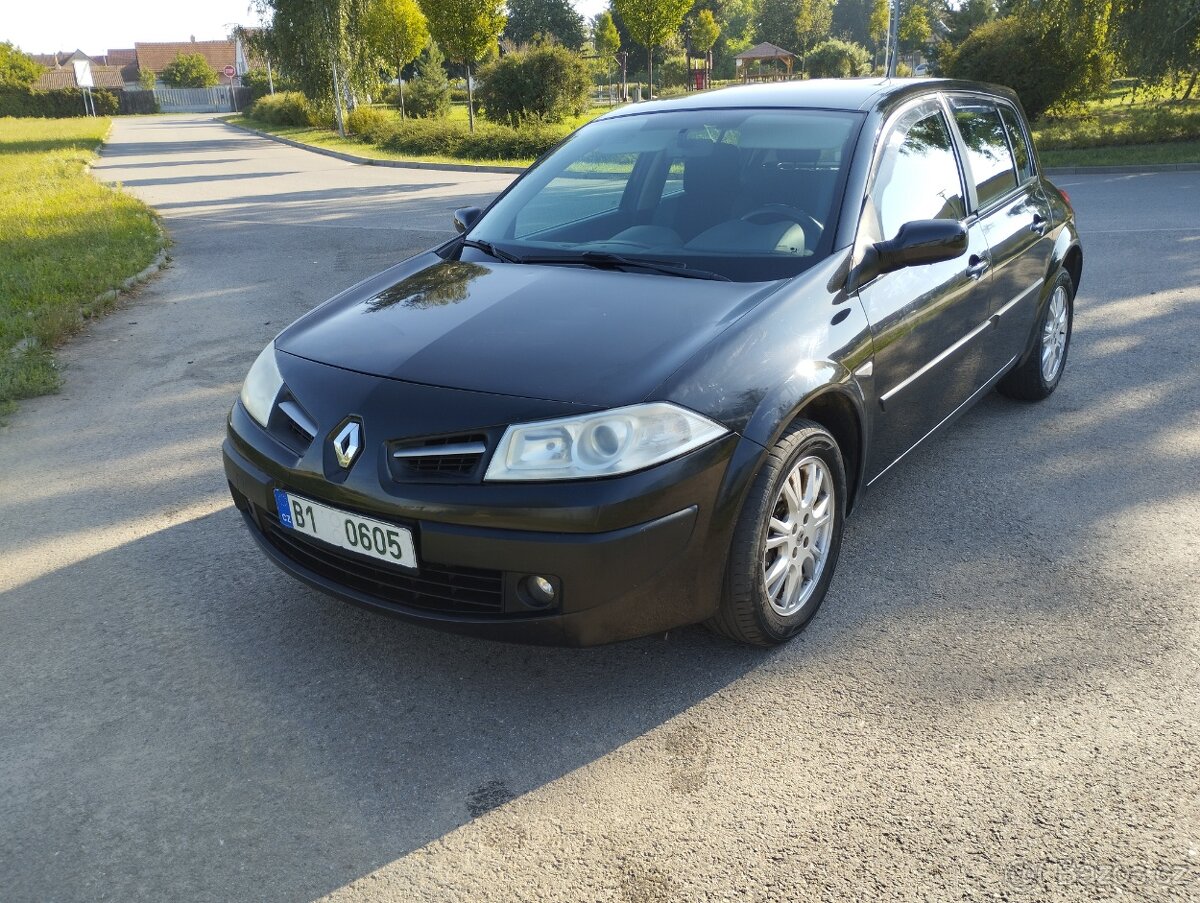 Renault Megane 1.6 16V 78kW originál zástavba BA+ LPG