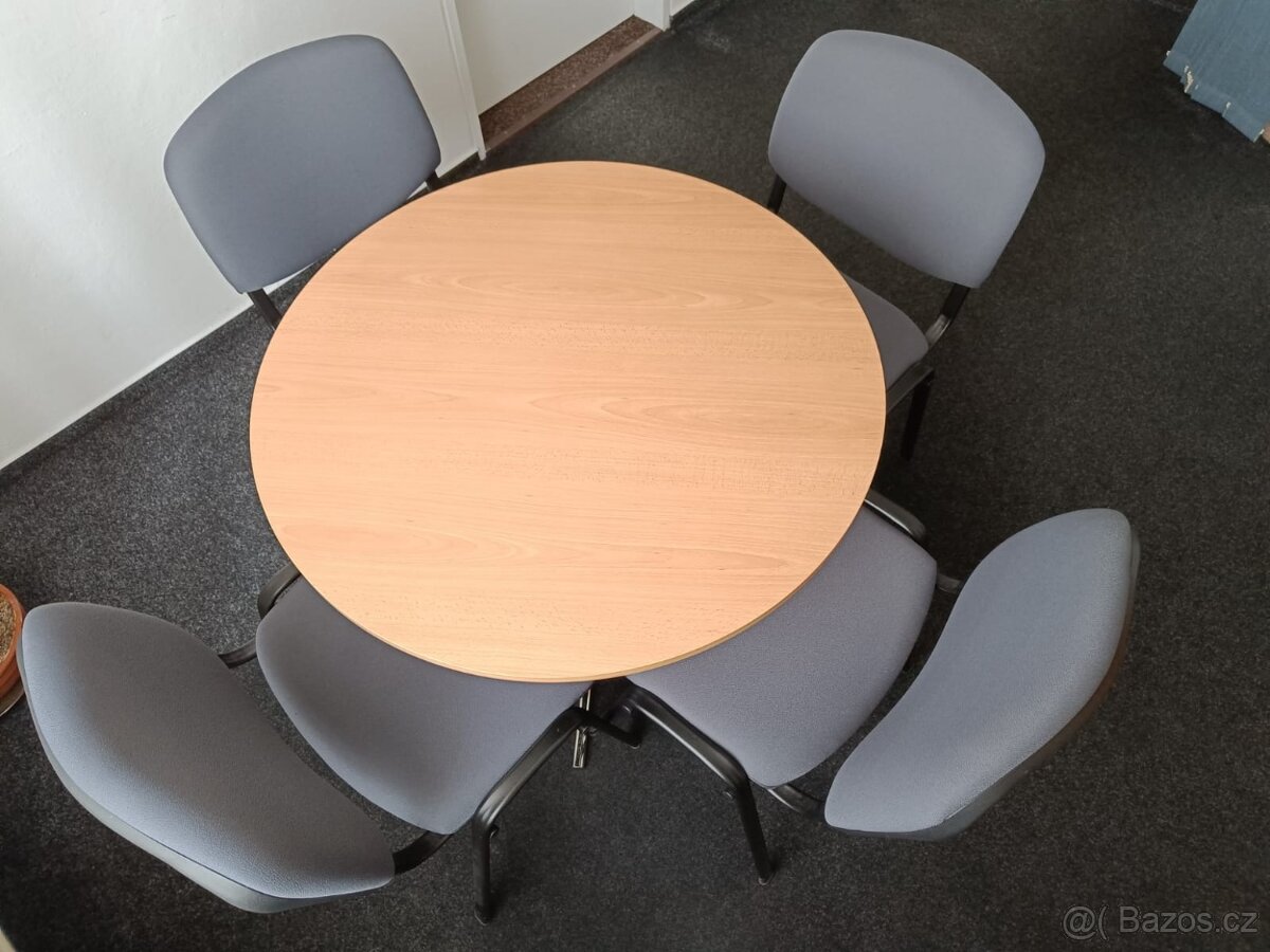 Kancelářský nábytek stůl a 4 židle