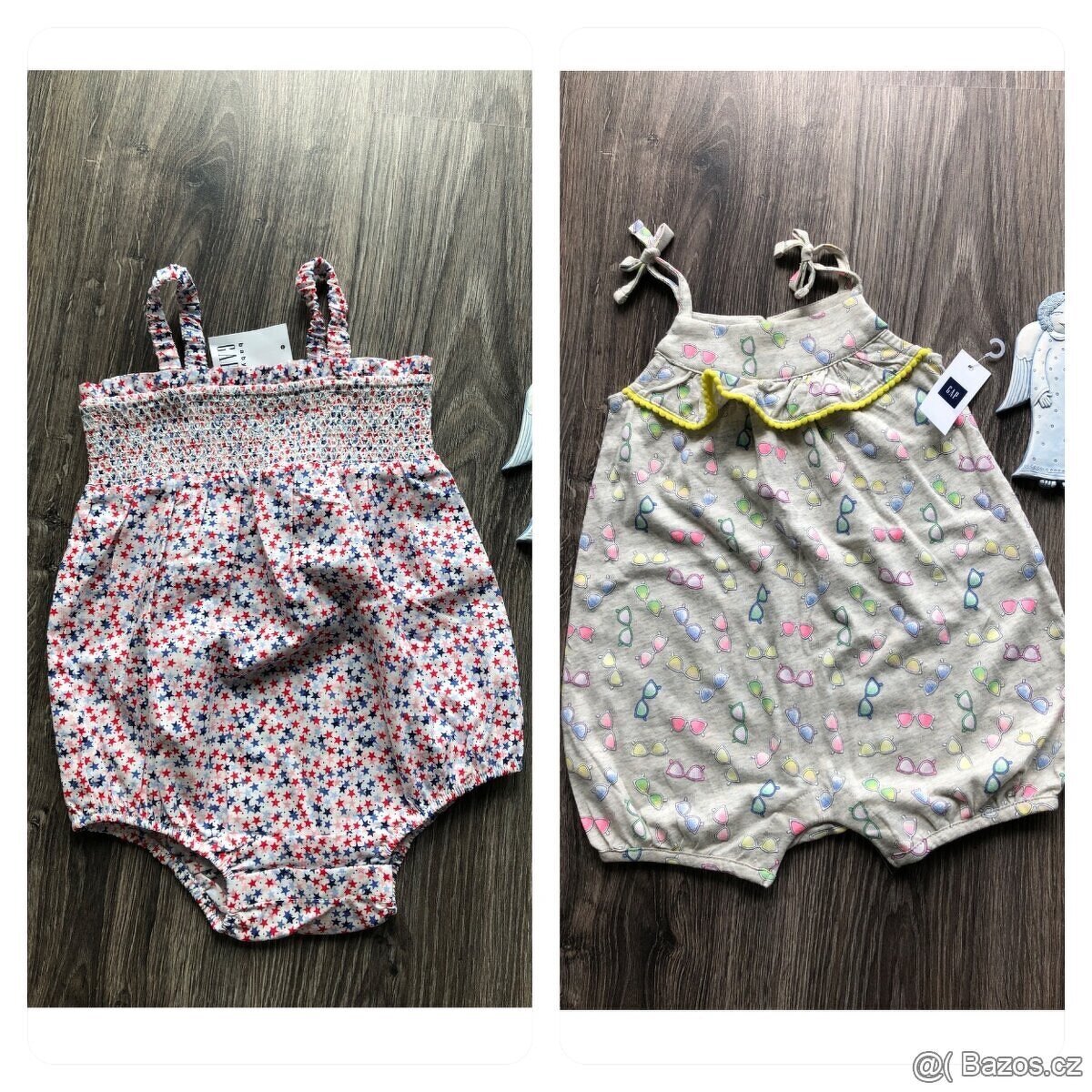 2x Nové letní body, overalek Gap vel 80/86