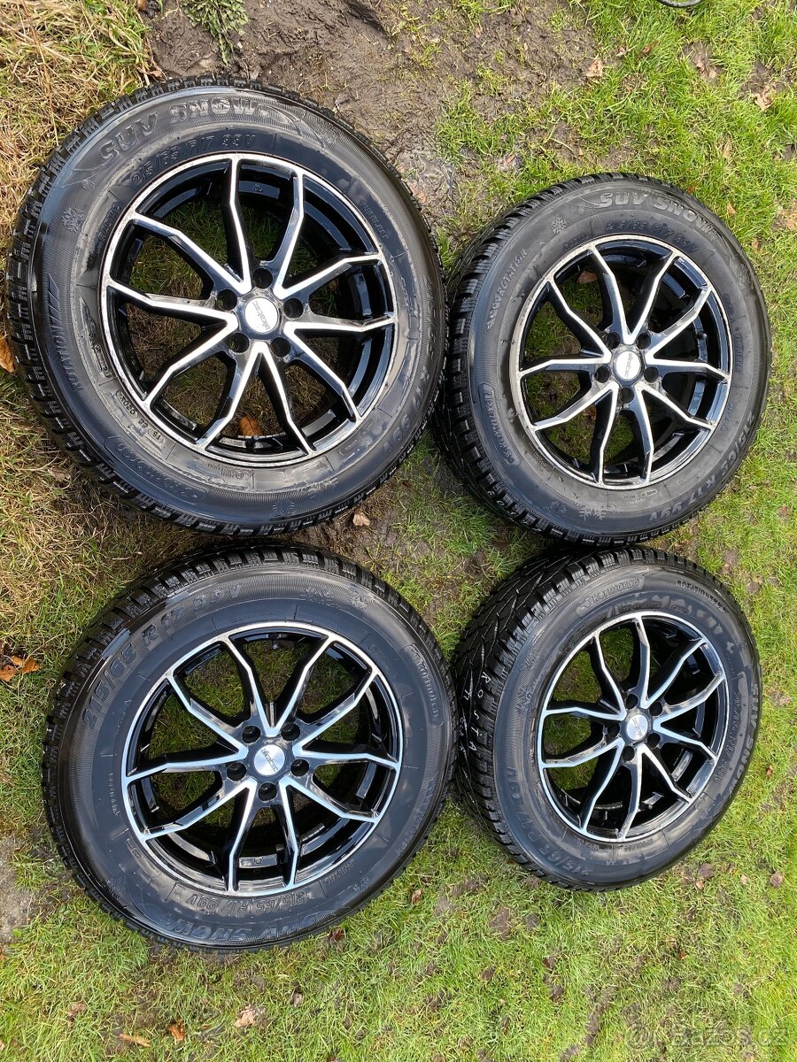 Sada alu kol 7Jx17 5x112 215/65/17