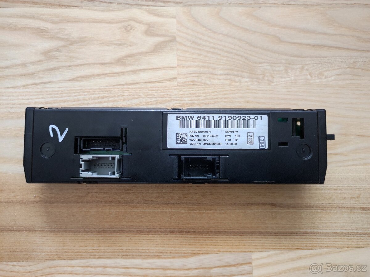 BMW řady 1, řady 3 manuální ovládací panel klimatizace