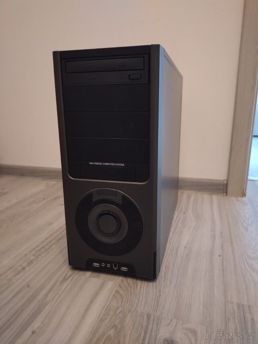 Funkční čtyřjádrový PC 4x2,4 GHz Q6600, 4GB DDR2, 160GB HDD,