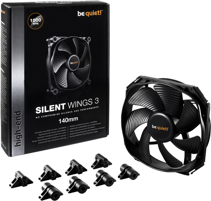 Be quiet Silent Wings 3, 140mm - nové