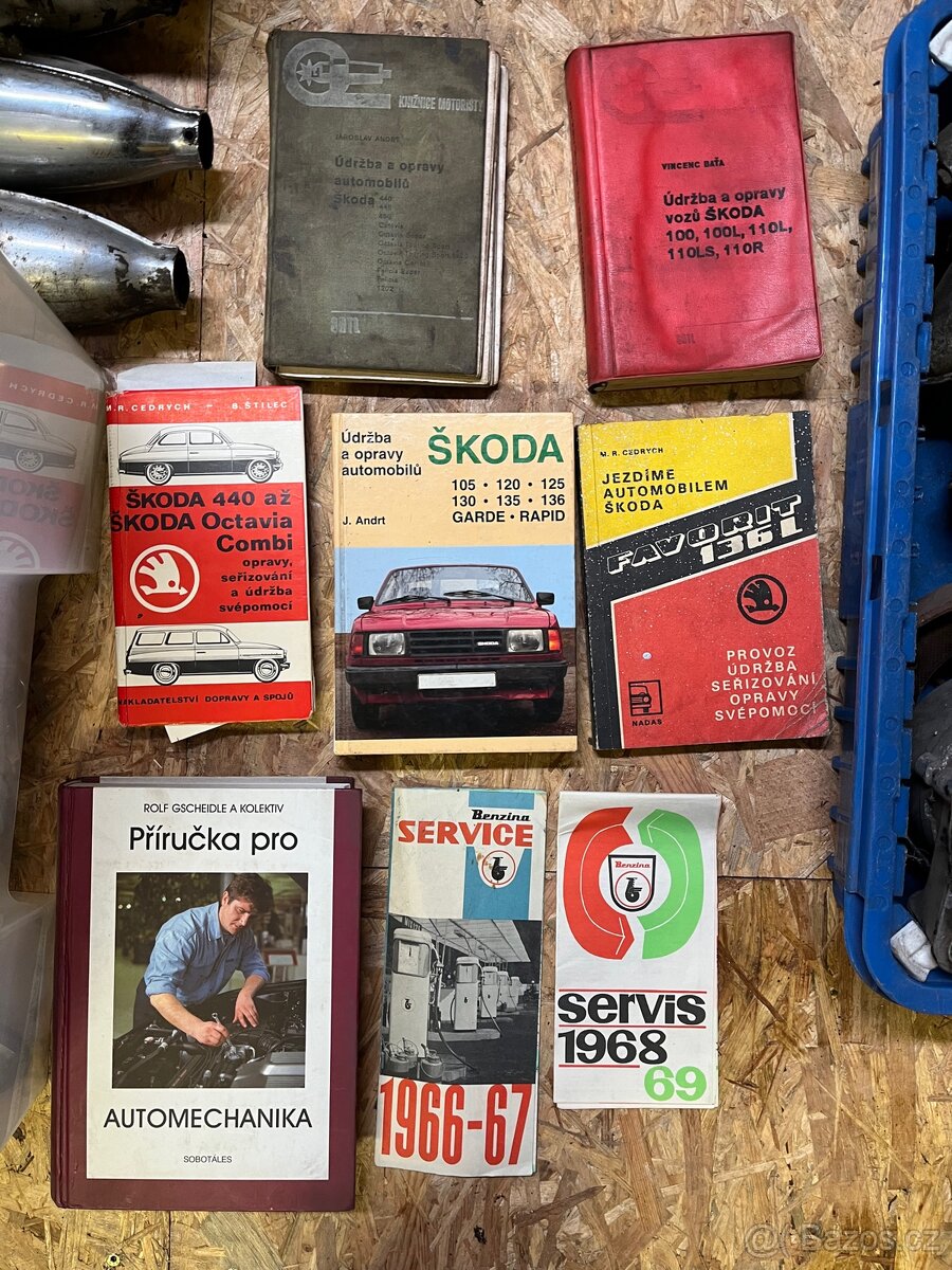 Knihy o veteránech auta/motorky