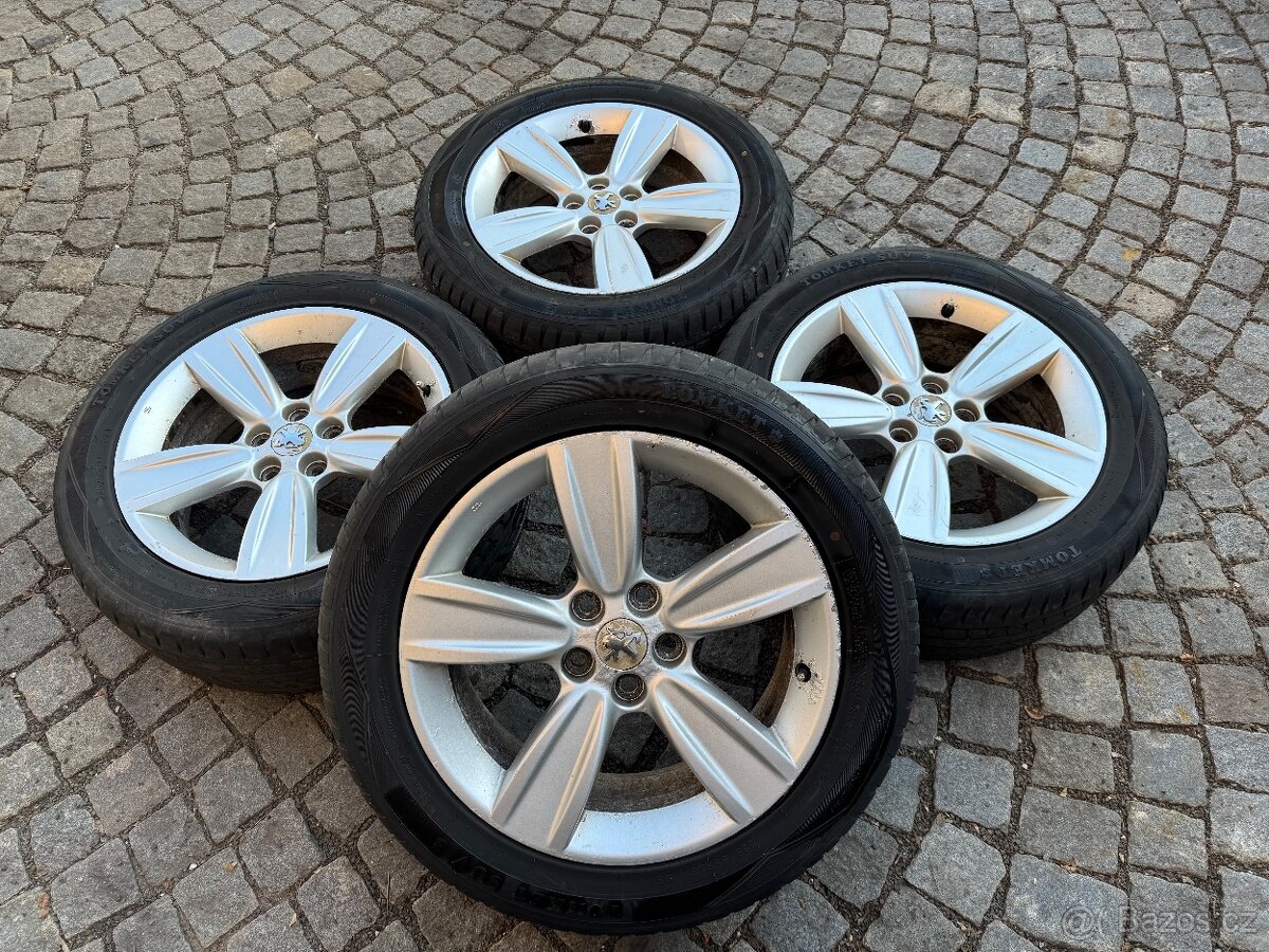 Alu kola r18 peugeot 4007 letni pneu Tomket