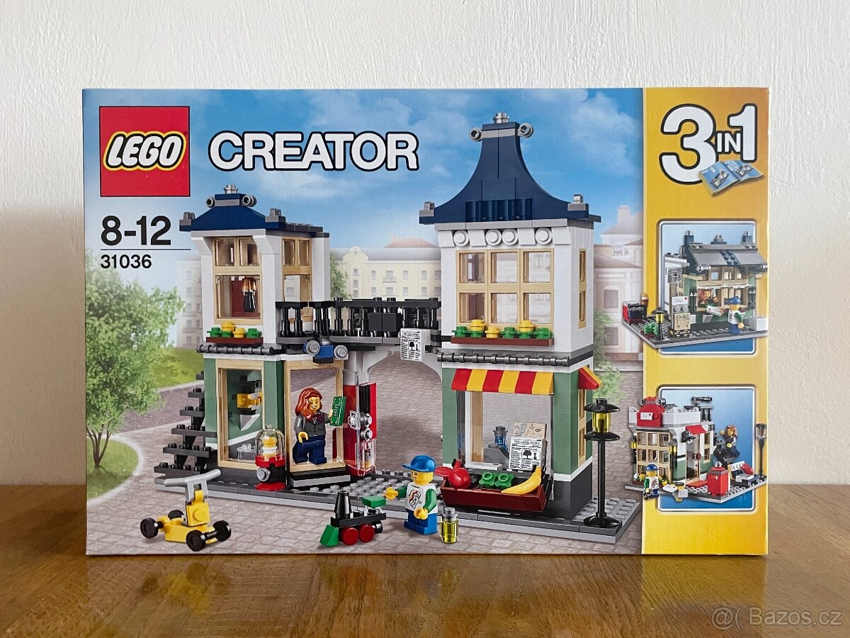 nové Lego Creator 31036 Obchod s hračkami a potravinami